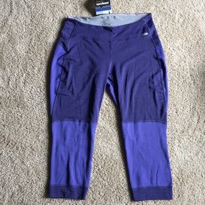 Patagonia baselayer bottoms w/ hybrid warmth zones